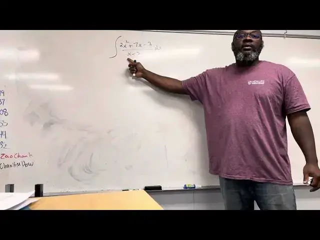 'Video thumbnail for Using long or synthetic division to solve complex indefinite integrals ( AP Calculus)'