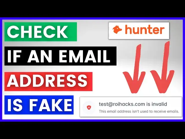 'Video thumbnail for How To Check If An Email Address Is Fake? [in 2023]'