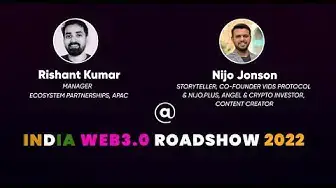 'Video thumbnail for Rishant and Nijo - Bcrpt India Roadshow 2022'