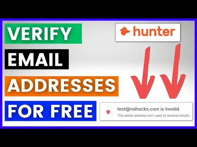 'Video thumbnail for How To Verify Email Addresses For Free? [in 2023]'