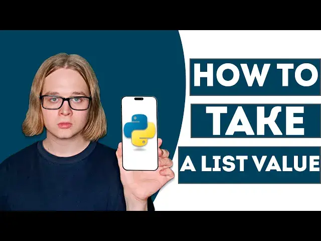 'Video thumbnail for How To Take A List Value And Add In Python (Easy Tutorial)'