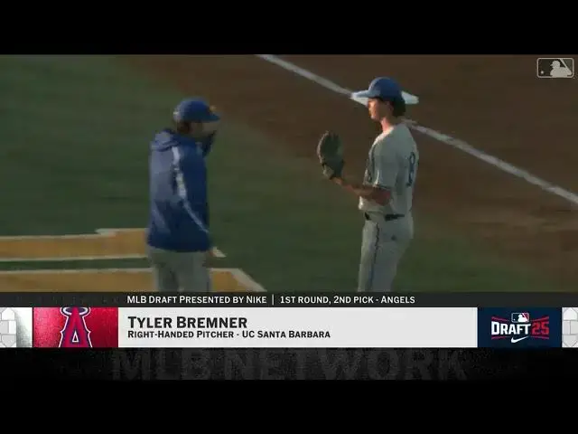 'Video thumbnail for Los Angeles Angels Select Tyler Bremner with No. 2 Pick in 2025 MLB Draft!'