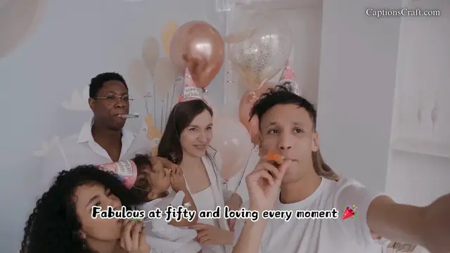 'Video thumbnail for 50th Birthday Instagram Caption: Celebrating Milestones with Heartfelt, Funny, and Memorable Captions to Make Your Golden Jubilee Extra Special and Unforgettable'