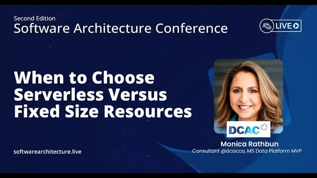 'Video thumbnail for When to Choose Serverless Versus Fixed Size Resources'