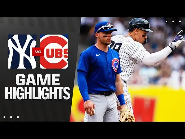'Video thumbnail for Chicago Cubs at New York Yankees Full-Game Highlights! | 07/12/2025'