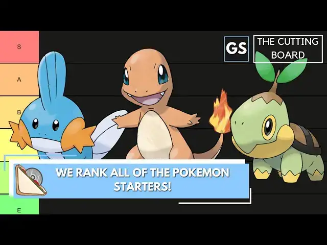 'Video thumbnail for We ranked ALL of the Pokemon starters!!- The Cutting Board'