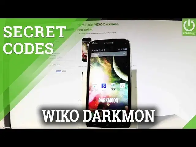'Video thumbnail for WIKO Darkmoon CODES / Secret Menu / Hidden Options'