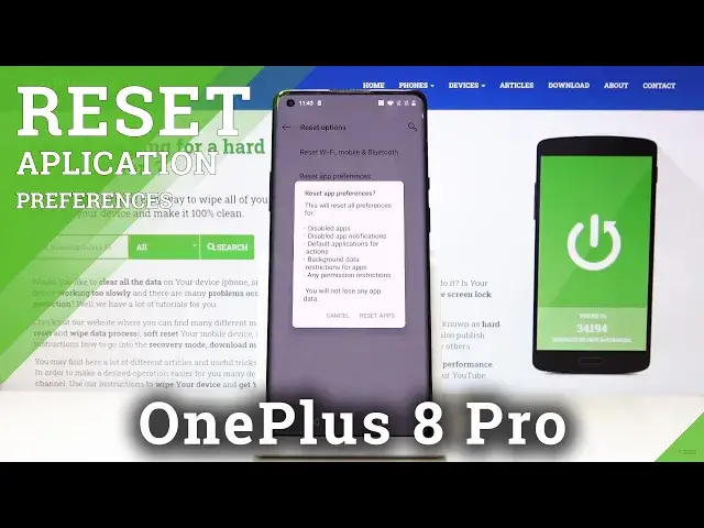 'Video thumbnail for How to Reset App Preferences on OnePlus 8 Pro'