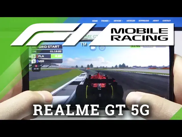 'Video thumbnail for Test Game F1 Mobile Racing on REALME GT 5G | Snapdragon 888 | 8GB RAM | Gameplay - FPS Check'