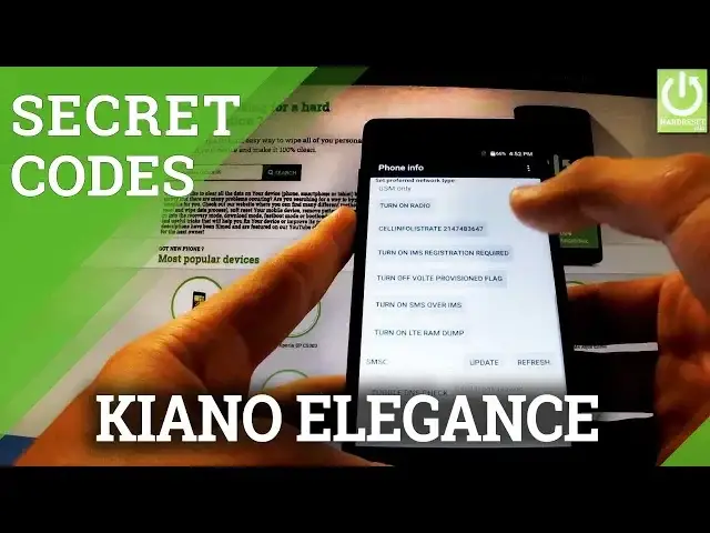 'Video thumbnail for Hidden Menu KIANO Elegance 5.0 - Secret Codes / TIPS & TRICKS'