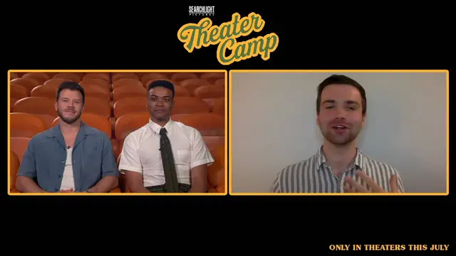 'Video thumbnail for Interview: THEATER CAMP Stars Jimmy Tatro & Owen Thiele Look Back on Their Camp Experiences'