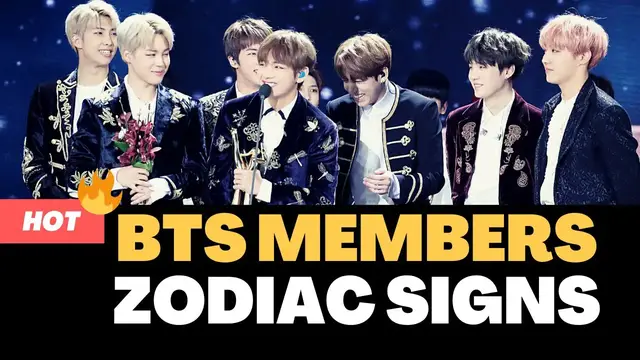 'Video thumbnail for BTS Members Zodiac Signs | Real Names, Personality & Date of Births | Kpop Bangtan Boys 2021'