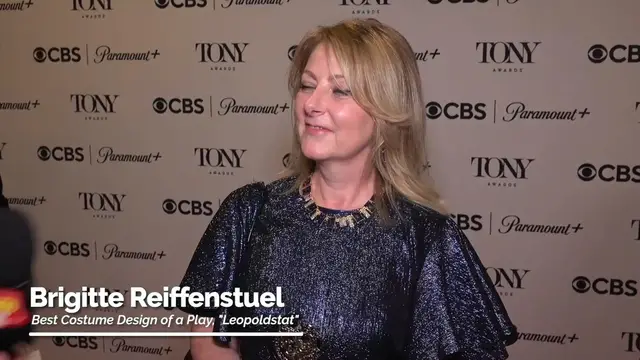 'Video thumbnail for Video: Brigitte Reiffenstuel Celebrates Tony Win for 'Best Costume Design of a Play''