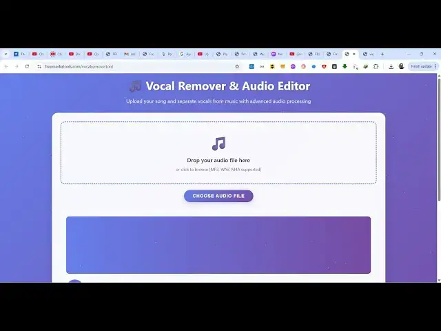 'Video thumbnail for Build a Vocal Remover & Karaoke Song Maker Audio Editor in Browser Using HTML & JS'