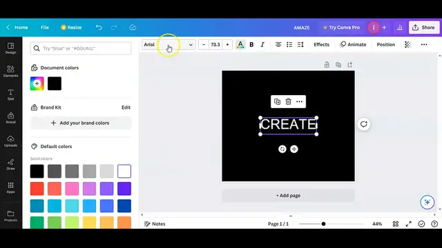 'Video thumbnail for Easy Typography Text Effect in Canva l easy canva l canva tutorial (2)'