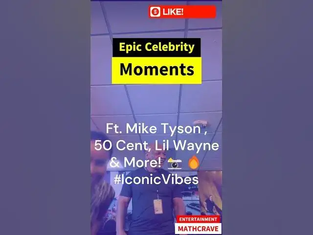 'Video thumbnail for Epic Celebrity Moments 🤩 Ft. 50 Cent & Lil Wayne, MIKE Tyson, & More! 🎤🔥 #LegendaryVibes"'