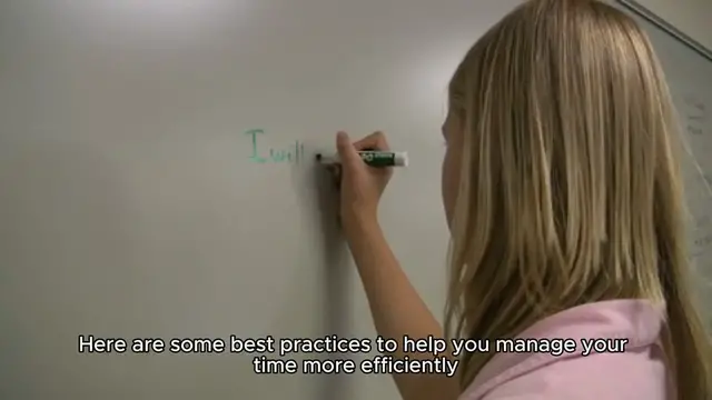 'Video thumbnail for Best Practices for Time Management'
