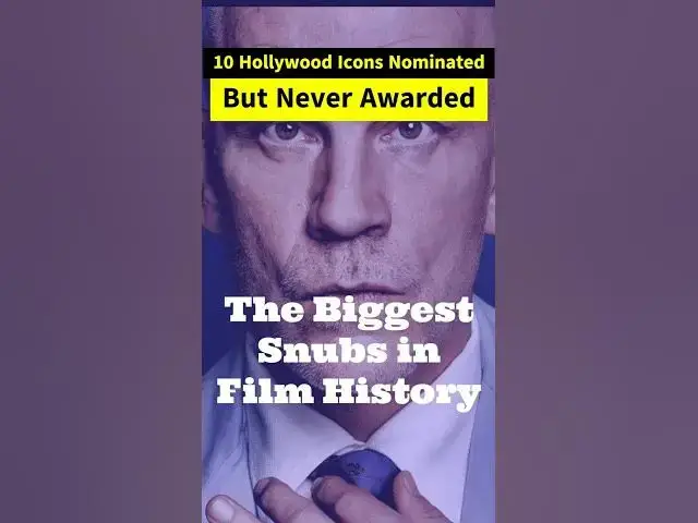 'Video thumbnail for 🏆 10 Hollywood Stars Who’ve Been Nominated but Never Won a Major Award 🎥 #NoOscarYet #JohnnyDepp'
