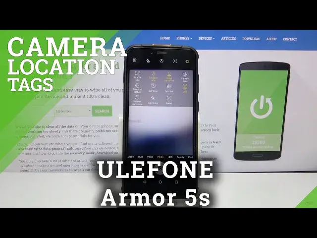 'Video thumbnail for How to Turn On Camera Location Tags in ULEFONE Armor 5s – Camera Location Options'