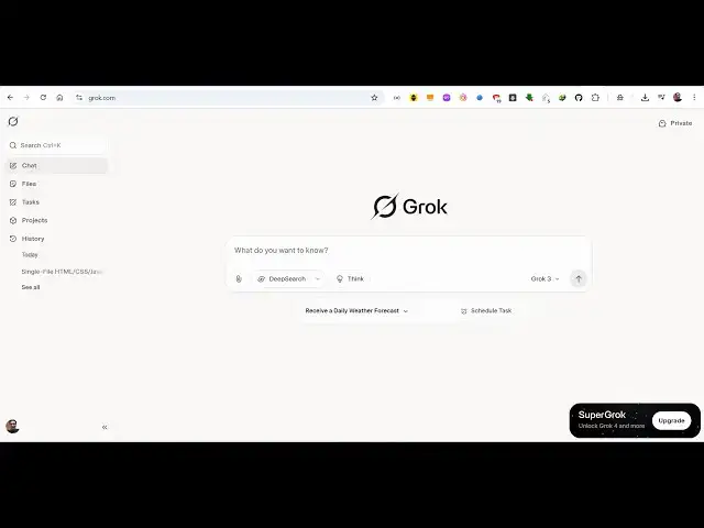 'Video thumbnail for SuperGrok 4 is INSANE! Free Claude, Gemini & ChatGPT Alternative with Lightning Speed 🚀'