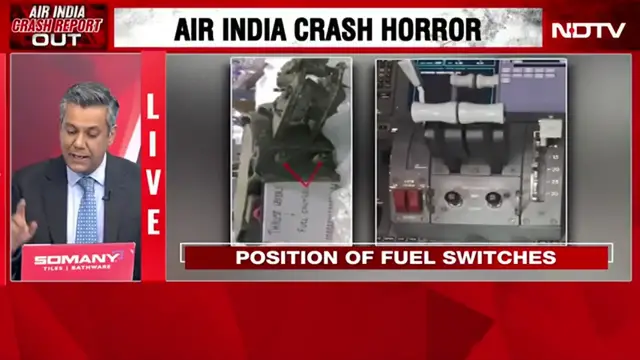'Video thumbnail for Air India Crash Report: Cockpit Voice Recorder Reveals Pilot’s Last Words'
