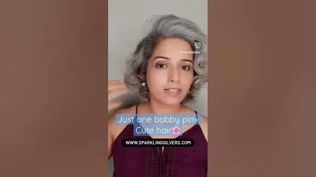 'Video thumbnail for Cute Grey Hairstyle! ? #greyhair # #greyhairtransition #shortgreyhair'