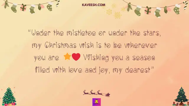 'Video thumbnail for Christmas wishes for lover'