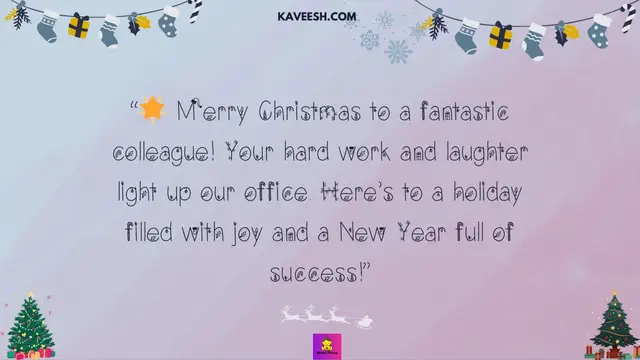 'Video thumbnail for Christmas Wishes for work '