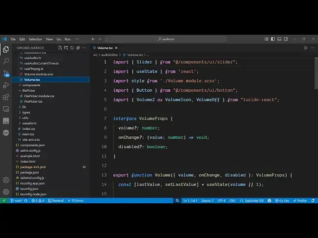 'Video thumbnail for Build a React.js FFMPEG WASM to Build Audio Splitter or Cutter Timeline Editor in Browser Using TS'