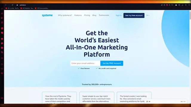 'Video thumbnail for Systeme.io Tutorial For Beginners (Full Guide)'
