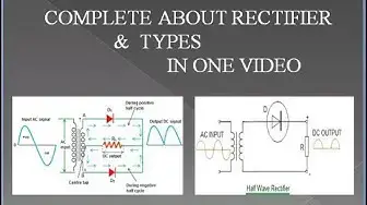 'Video thumbnail for Working and principle of Rectifier in hindi and its types, half wave and full wave rectifier'