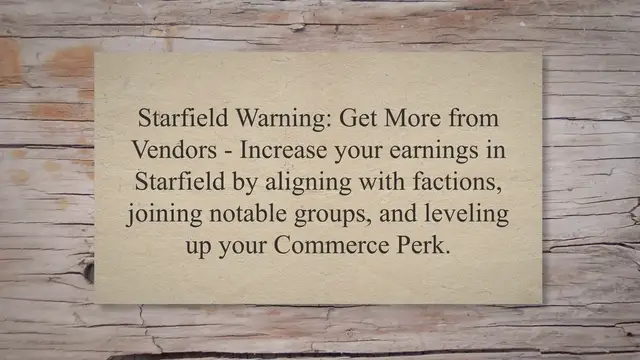 'Video thumbnail for Starfield Warning You Will Get Less Than The Item Is Worth'