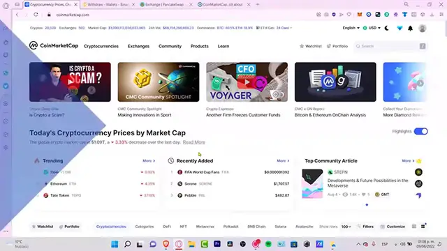 'Video thumbnail for How To Buy & Sell Coins On CoinMarketCap (Step by Step) Full Tutorial'