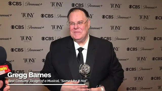 'Video thumbnail for Video: Gregg Barnes Celebrates Tony Win for 'Best Costume Design of a Musical''