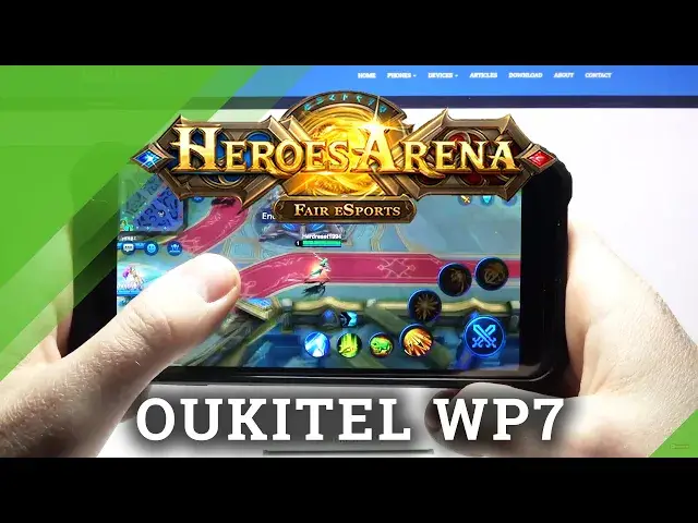 'Video thumbnail for Test Game Heroes Arena on OUKITEL WP7 | Cortex-A75 | 8GB RAM | Gameplay - FPS Check'