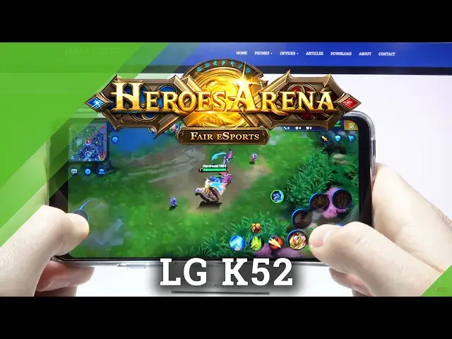 'Video thumbnail for Test Game Heroes Arena on LG K52 | MediaTek Helio P35 | 4GB RAM | Gameplay - FPS Check'