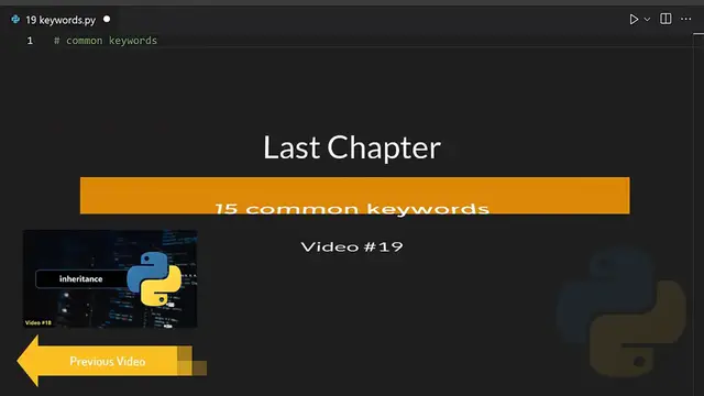 'Video thumbnail for 15 Most Important Keywords in 3 Mins !'