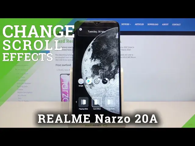 'Video thumbnail for How to Change Scroll Effects on REALME Narzo 20A - Effects on Home Screen'