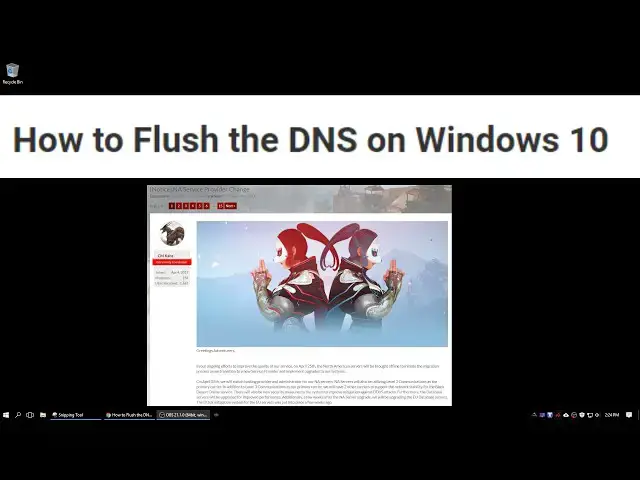 'Video thumbnail for How to flush DNS after game server provider change to connect Windows 10'