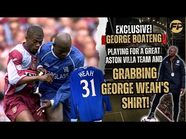 'Video thumbnail for Reaching the FA Cup final with Aston Villa and grabbing George Weah's Chelsea shirt!'
