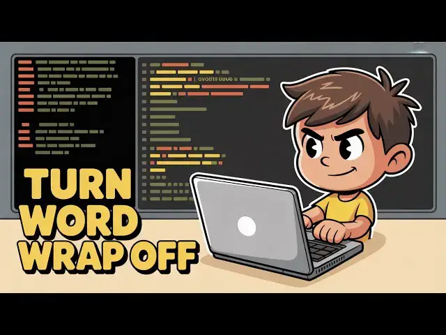 'Video thumbnail for How to Turn on & off Word Wrap Feature in VSCode IDE'