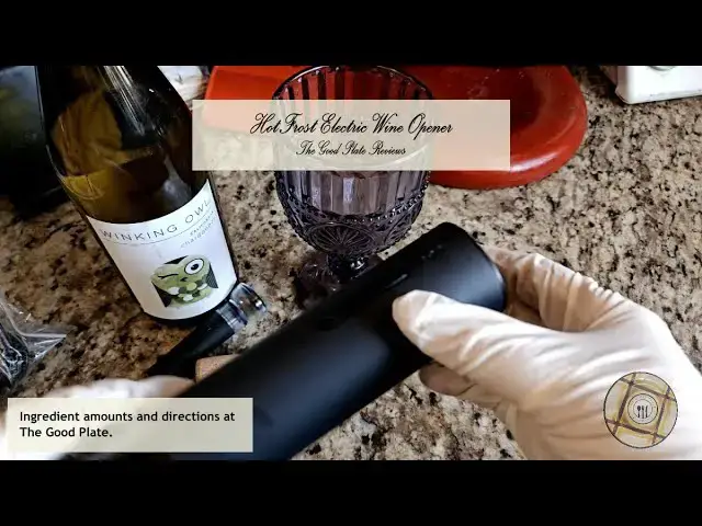 'Video thumbnail for HotFrost Electric Wine Bottle Opener Review'