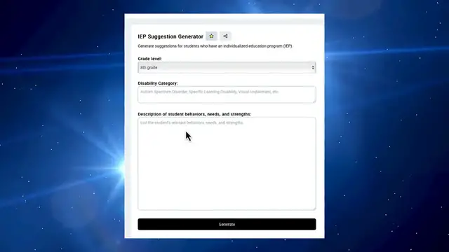 'Video thumbnail for How to Use A.I. to Write IEP's For Students'