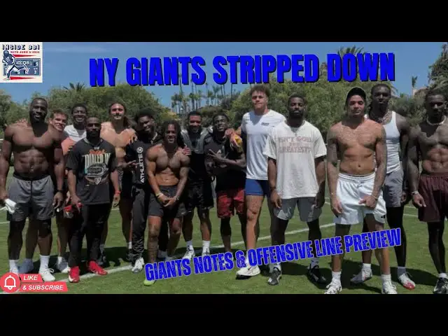 'Video thumbnail for Giants Stripped Down - Offensive Line Preview #football #sports #nfl'