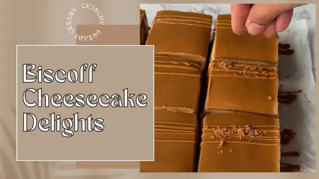 'Video thumbnail for Biscoff Cheesecake Delights '