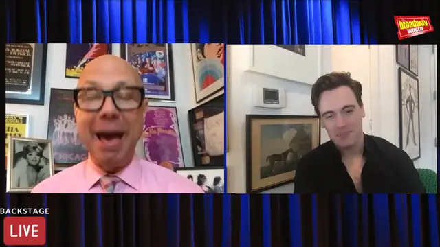 'Video thumbnail for Erich Bergen is All About His New Broadway Gig in CHICAGO'