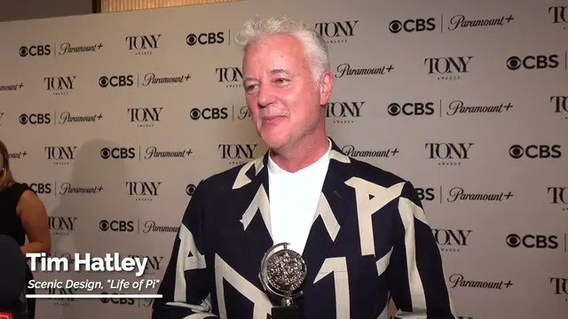 'Video thumbnail for Video: Tim Hatley & Andrzej Goulding Celebrate Tony Win for 'Best Scenic Design of a Play''