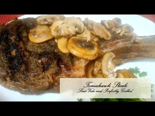 'Video thumbnail for Tomahawk Steak Sous Vide and Grilled to Perfection'