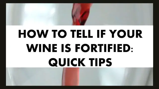 'Video thumbnail for How to Tell If Your Wine Is Fortified: Quick Tips'