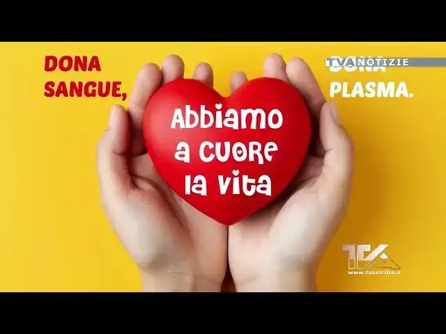 'Video thumbnail for Adrano. “Il sangue non si versa, si dona”. Sabato 19 luglio 2025 nella sede della Fratres raccolta s'